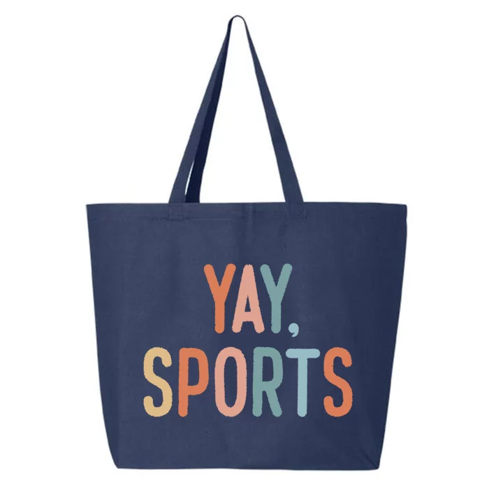 Nongiftsports Fan Go Sports Yay Sports Gift 25L Jumbo Tote