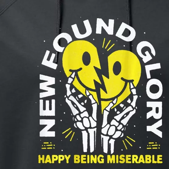 New Found Glory Happy Being Miserable Performance Fleece Hoodie