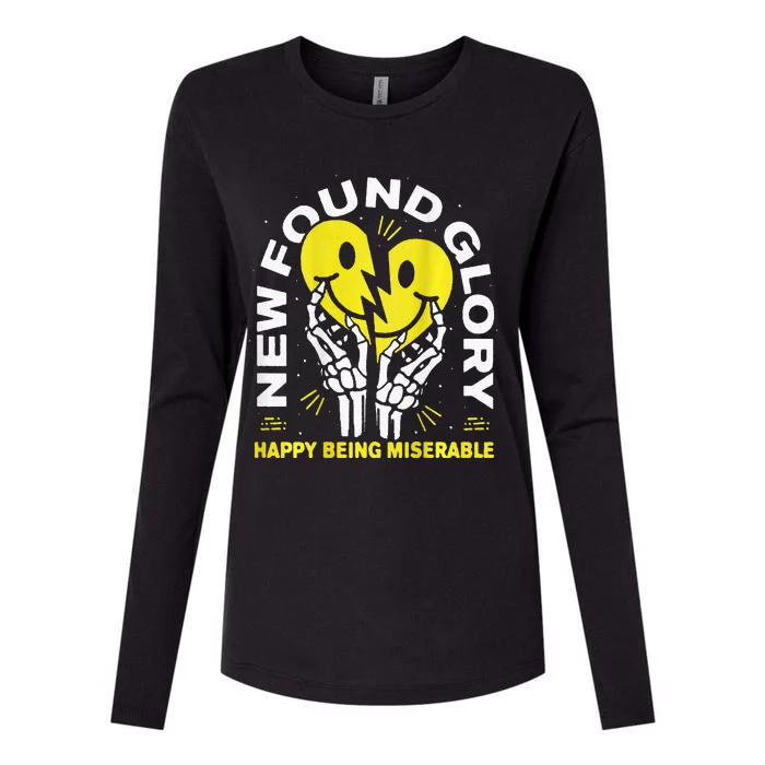 New Found Glory Happy Being Miserable Womens Cotton Relaxed Long Sleeve T-Shirt