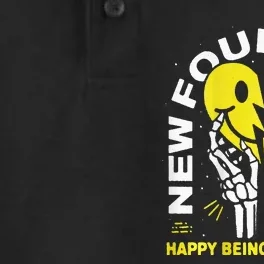 New Found Glory Happy Being Miserable Dry Zone Grid Performance Polo