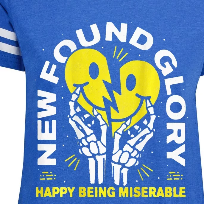 New Found Glory Happy Being Miserable Enza Ladies Jersey Football T-Shirt