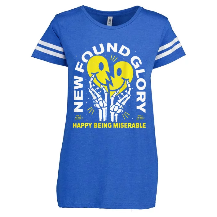 New Found Glory Happy Being Miserable Enza Ladies Jersey Football T-Shirt