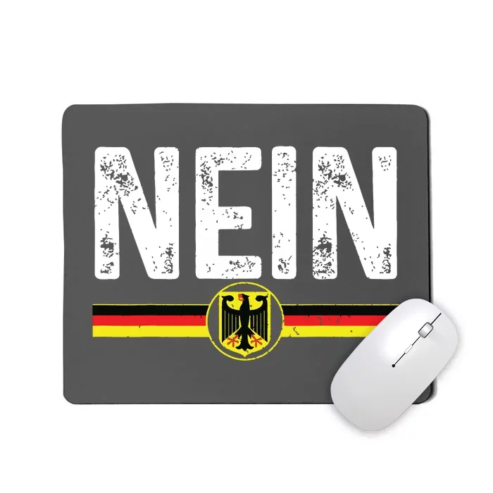 Nein Funny German No Germany Flag Souvenir Oktoberfest Gift Mousepad