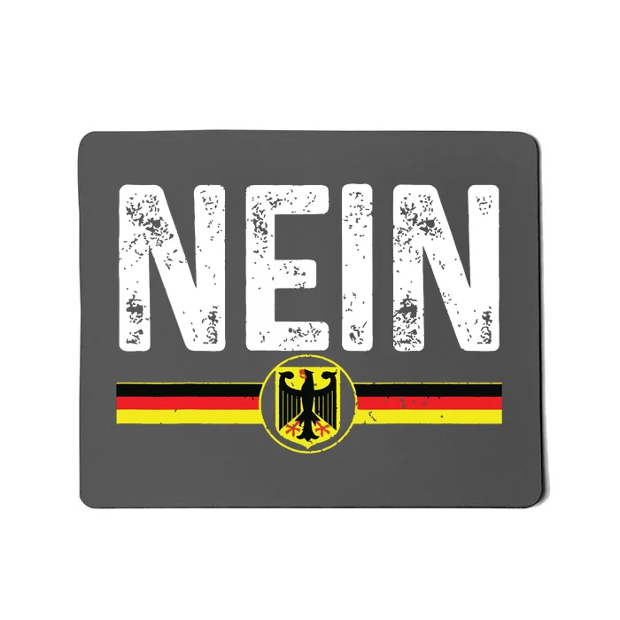 Nein Funny German No Germany Flag Souvenir Oktoberfest Gift Mousepad