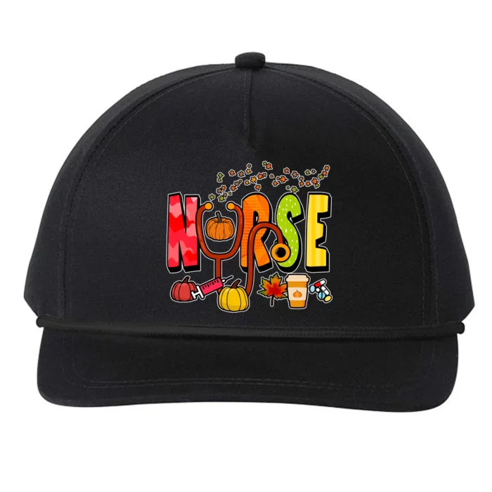 Nurse Fall Holiday Snapback Five-Panel Rope Hat