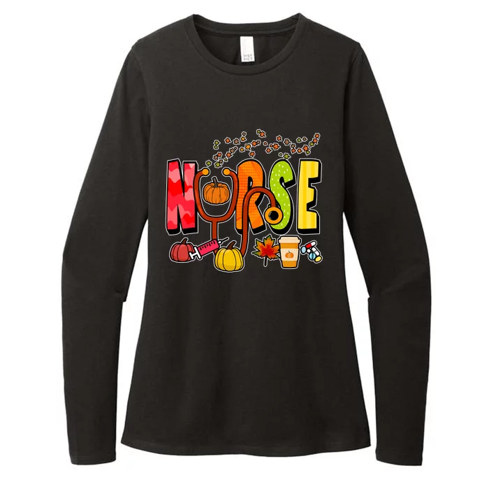 Nurse Fall Holiday Womens CVC Long Sleeve Shirt