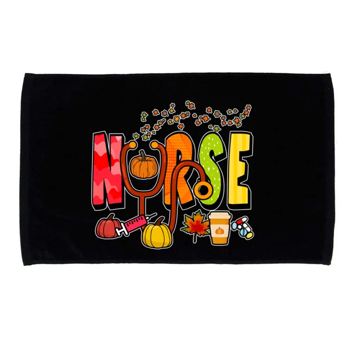 Nurse Fall Holiday Microfiber Hand Towel