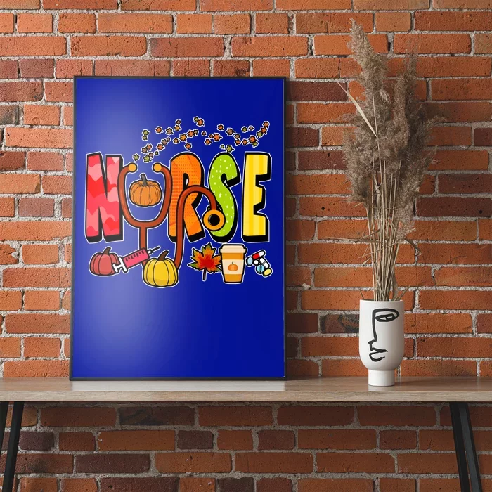 Nurse Fall Holiday Poster