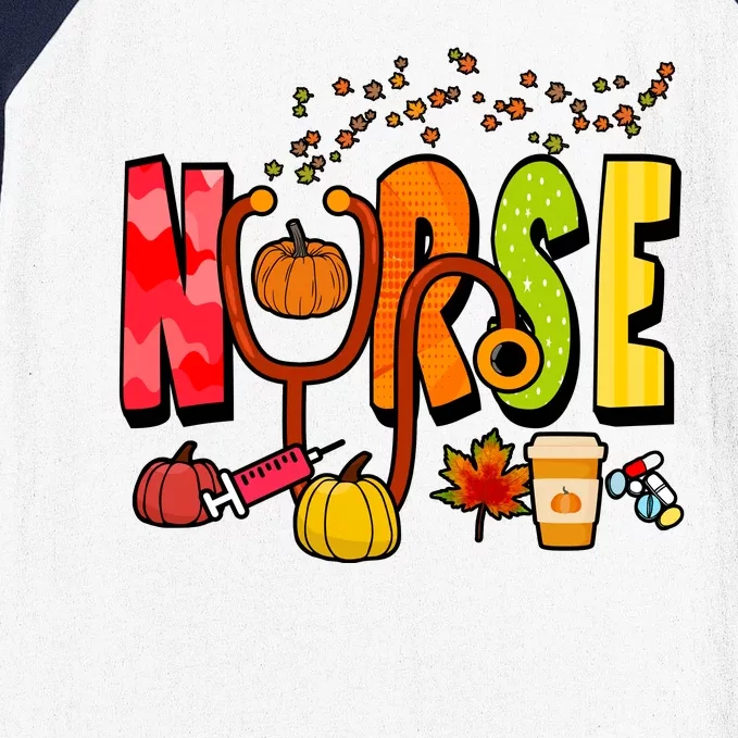 Nurse Fall Holiday Baseball Sleeve Shirt