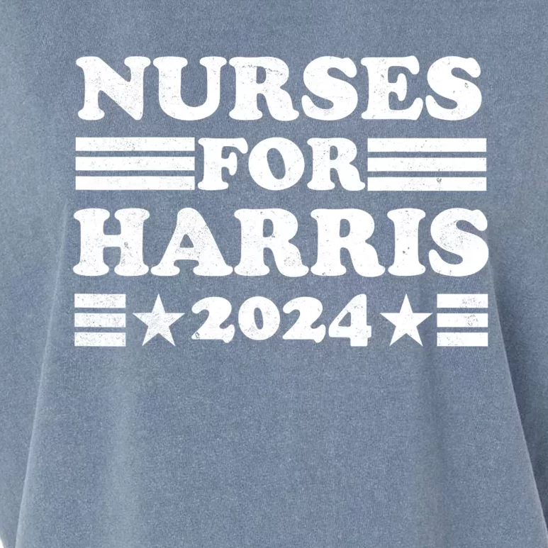 Nurses For Harris 2024 Usa Election Pro Garment-Dyed Women's Muscle Tee