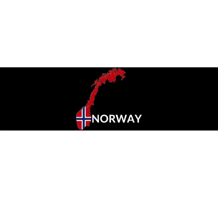 Norway Flag Hiking Holiday Norway Norwegian Flag Bumper Sticker