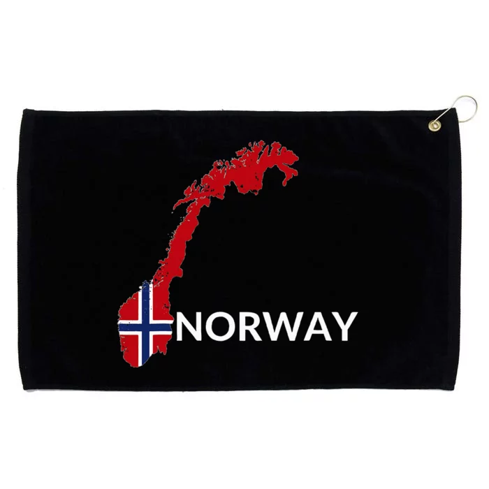 Norway Flag Hiking Holiday Norway Norwegian Flag Grommeted Golf Towel