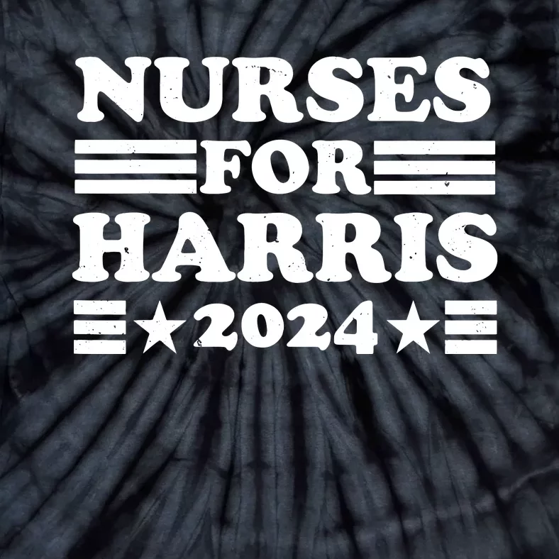 Nurses For Harris 2024 Election Pro Tie-Dye T-Shirt