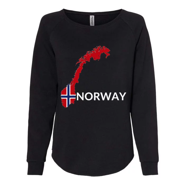 Norway Flag Hiking Holiday Norway Norwegian Flag Womens California Wash Sweatshirt