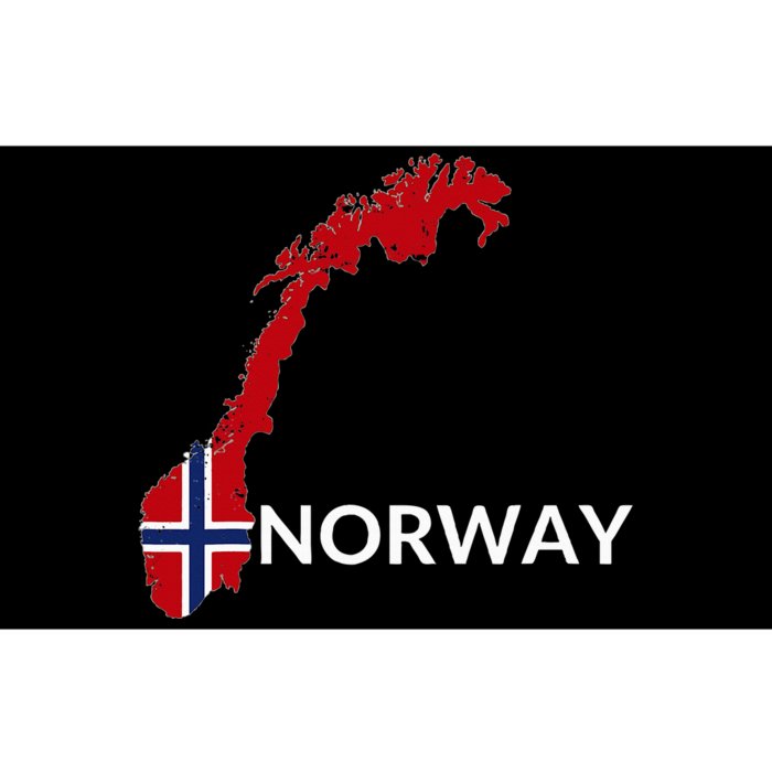 Norway Flag Hiking Holiday Norway Norwegian Flag Bumper Sticker