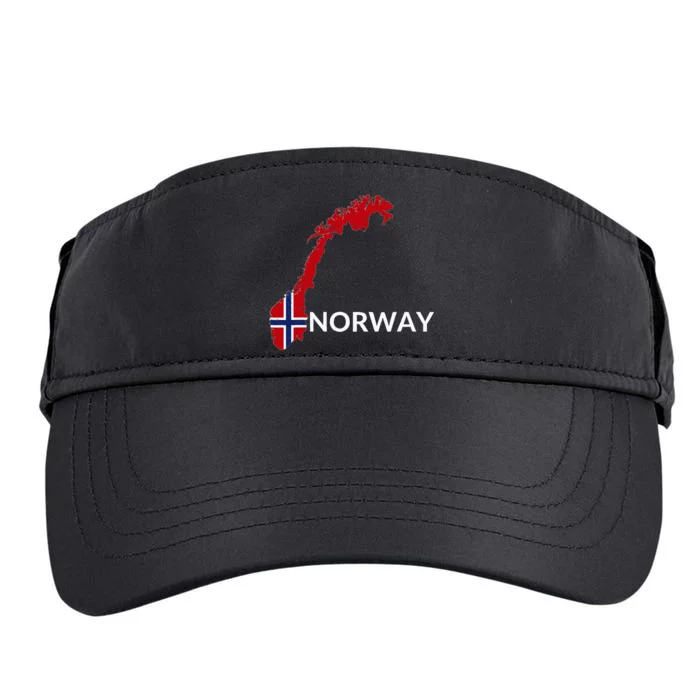 Norway Flag Hiking Holiday Norway Norwegian Flag Adult Drive Performance Visor