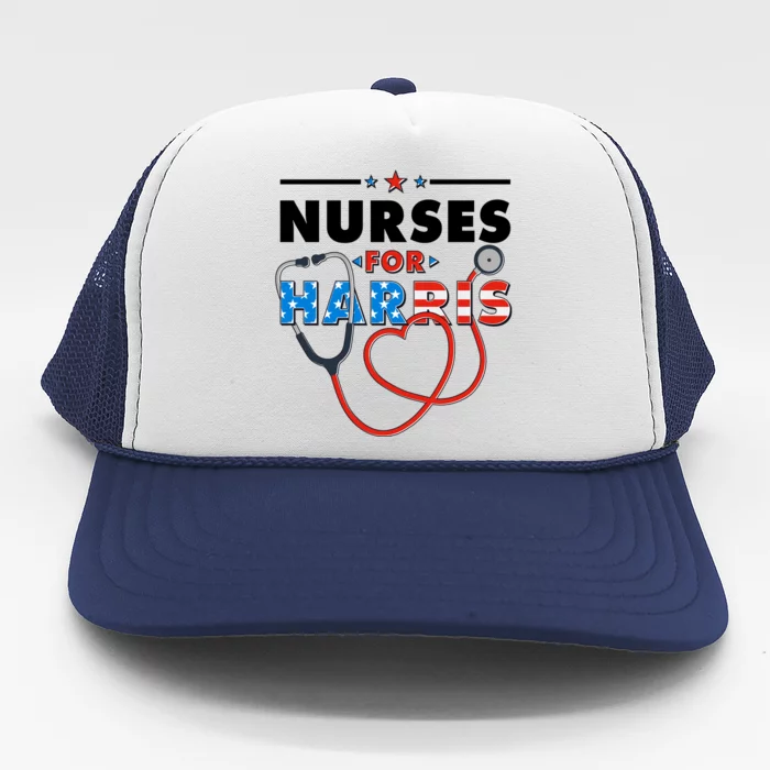 Nurses For Harris Vote Kamala Harris 2024 Election Trucker Hat