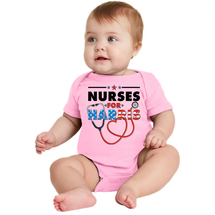 Nurses For Harris Vote Kamala Harris 2024 Election Baby Bodysuit