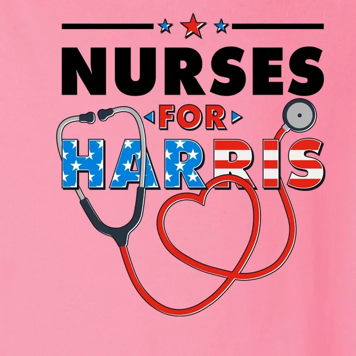 Nurses For Harris Vote Kamala Harris 2024 Election Toddler Long Sleeve Shirt