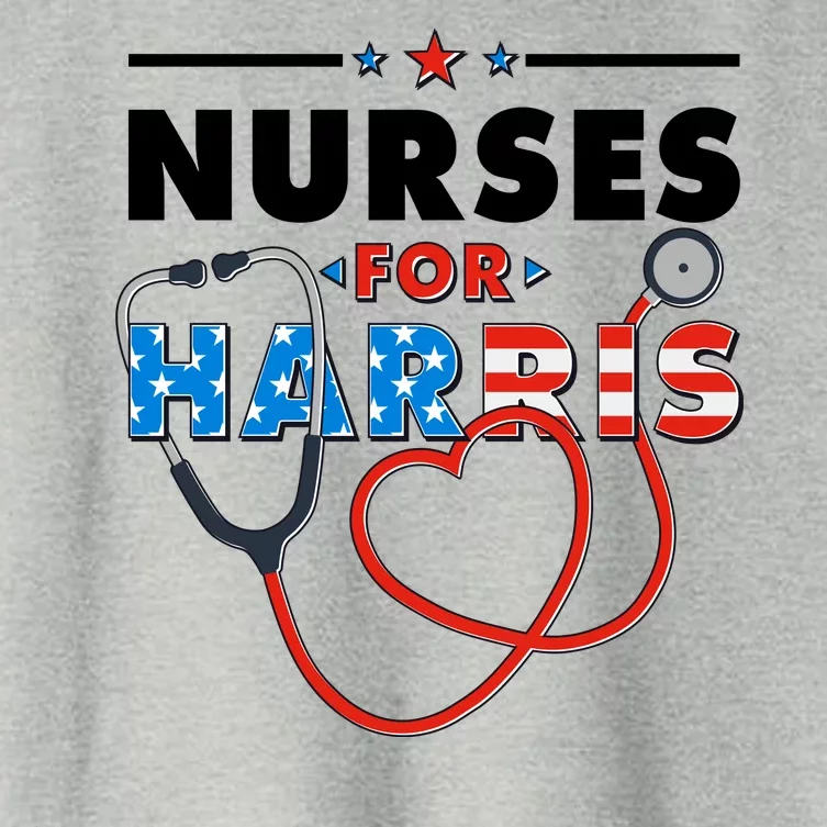 Nurses For Harris Vote Kamala Harris 2024 Election Women's Crop Top Tee