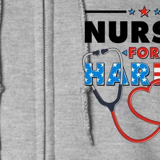 Nurses For Harris Vote Kamala Harris 2024 Election Full Zip Hoodie