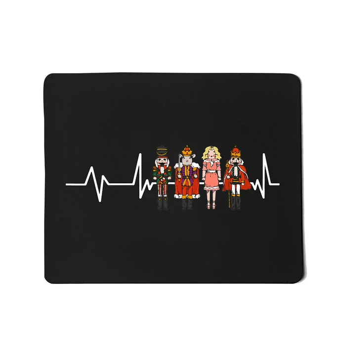 Nutcracker Figures Heartbeat Ballerina Ballet Mousepad