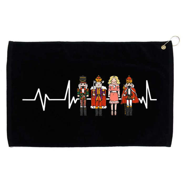 Nutcracker Figures Heartbeat Ballerina Ballet Grommeted Golf Towel