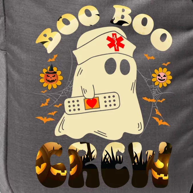 Nurse Funny Halloween Retro Groovy Ghost Boo Boo Crew Impact Tech Backpack