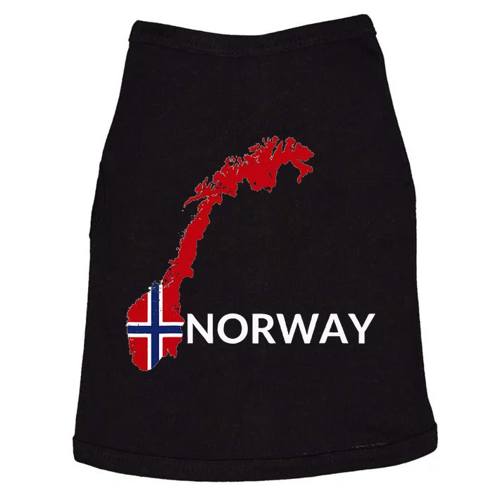 Norway Flag Hiking Holiday Norway Norwegian Flag Doggie Tank