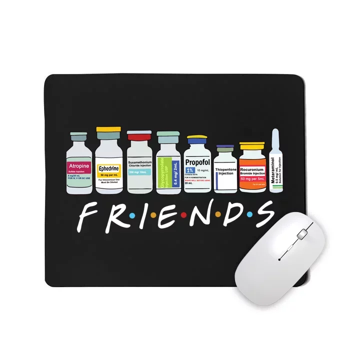 Nurse Friends Icu Propofol Crna Medical Critical Care Mousepad