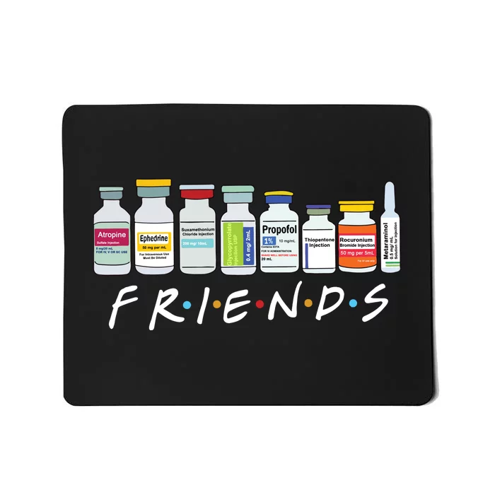 Nurse Friends Icu Propofol Crna Medical Critical Care Mousepad