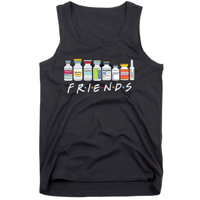 Nurse Friends Icu Propofol Crna Medical Critical Care Tank Top