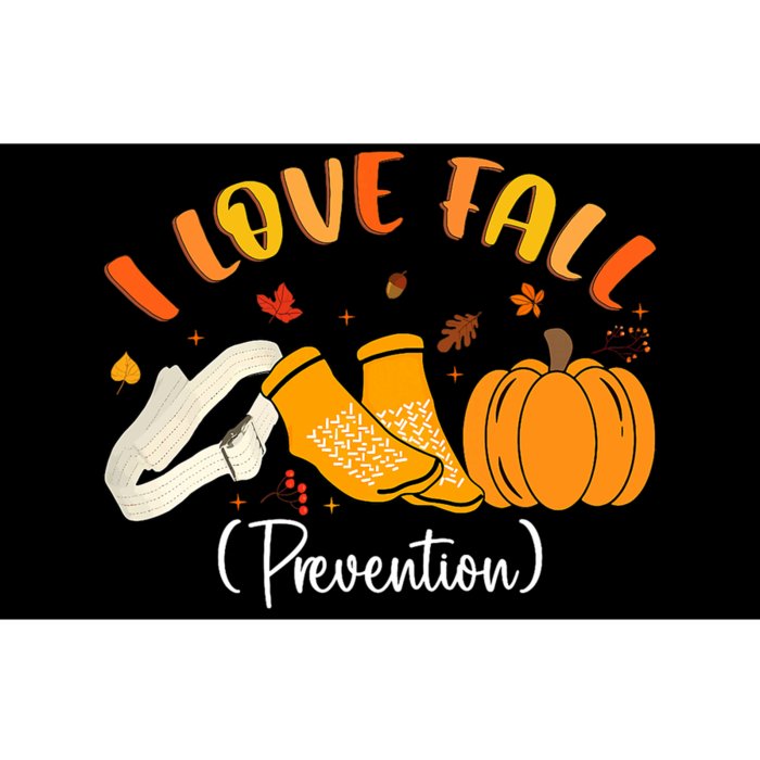 Nurse Fall I Love Fall Prevention Fall Physical Therapy Bumper Sticker