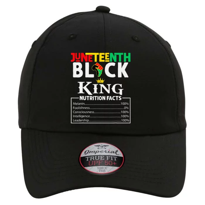 Nutritional Facts Juneteenth 1865 Black King Black Queen The Original Performance Cap