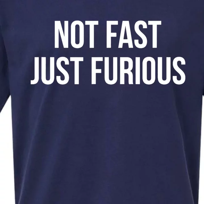 Not Fast Just Furious Sueded Cloud Jersey T-Shirt