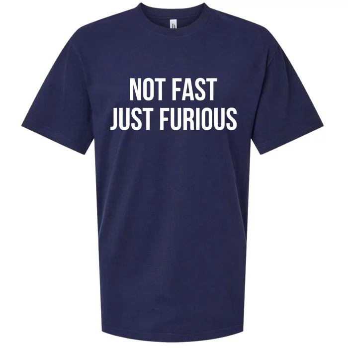 Not Fast Just Furious Sueded Cloud Jersey T-Shirt