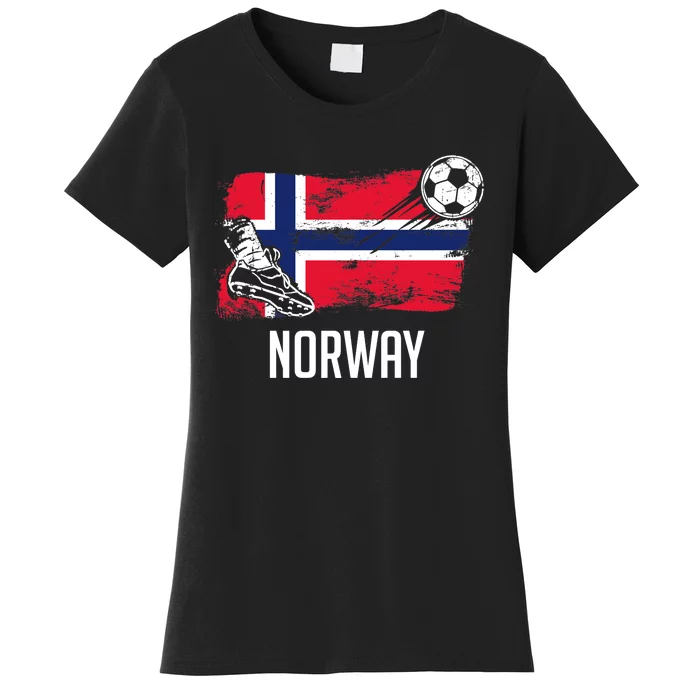 Norway Flag Jersey Norwegian Soccer Team Norwegian Premium Women's T-Shirt