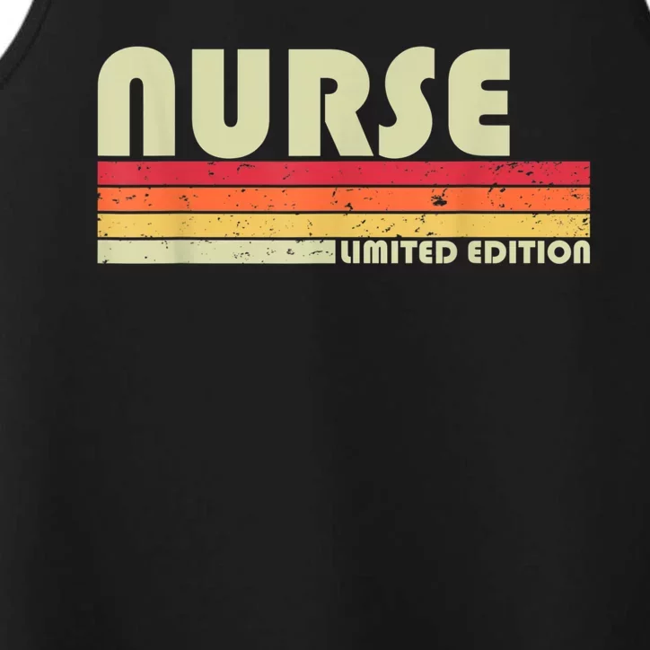 NURSE Funny Job Title Profession Birthday Worker Idea Performance Tank