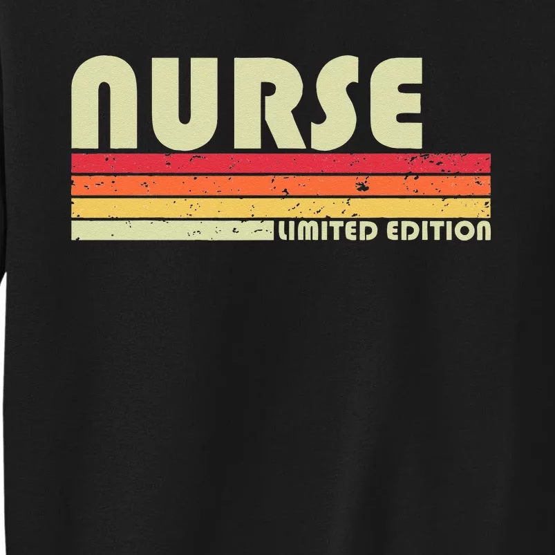 NURSE Funny Job Title Profession Birthday Worker Idea Sweatshirt