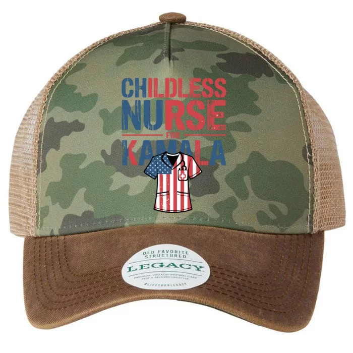 Nurses For Kamala Harris 2024 Legacy Tie Dye Trucker Hat