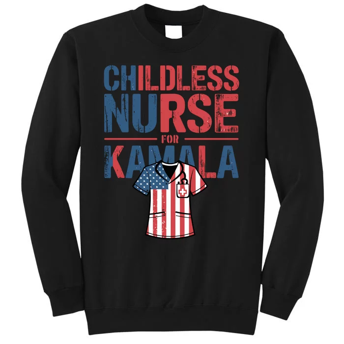 Nurses For Kamala Harris 2024 Tall Sweatshirt