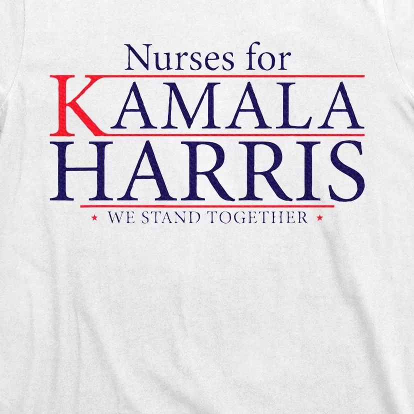 Nurses For Kamala Harris 2024 Kamala For President 2024 T-Shirt