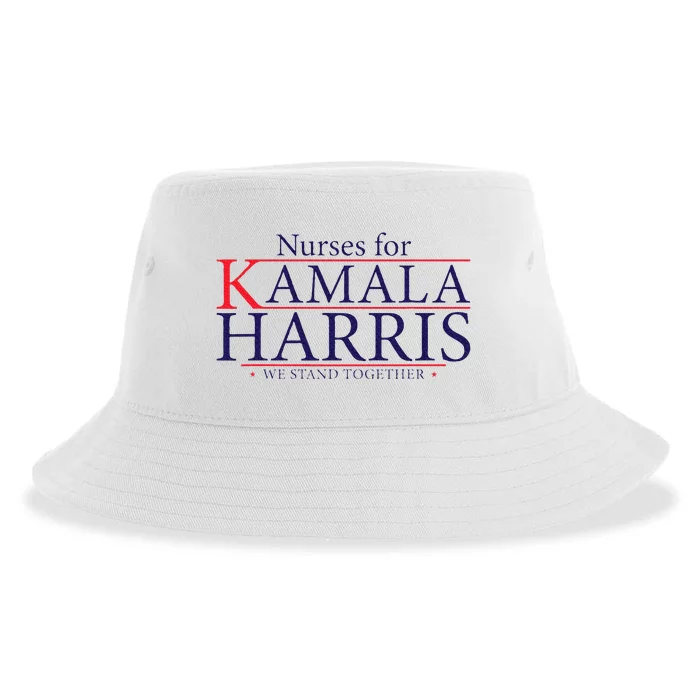 Nurses For Kamala Harris 2024 Kamala For President 2024 Sustainable Bucket Hat