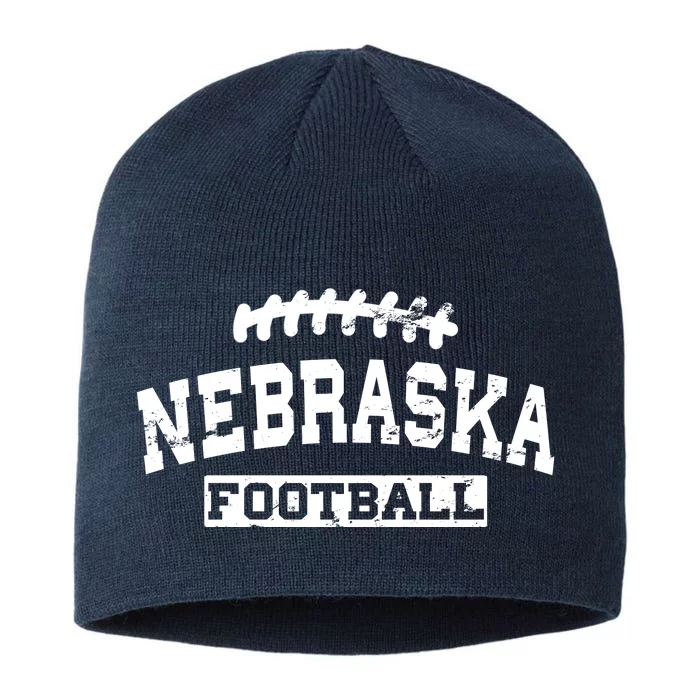 Nebraska Football Lace Logo 8 1/2in Sustainable Knit Beanie