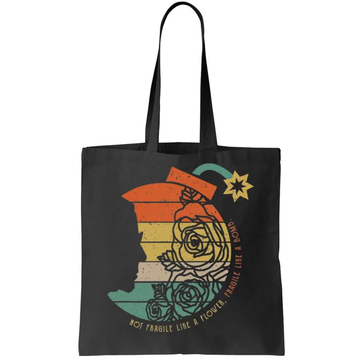 Not Fragile Like A Flower Fragile Like A Bomb Rbg Ruth Bader Tote Bag