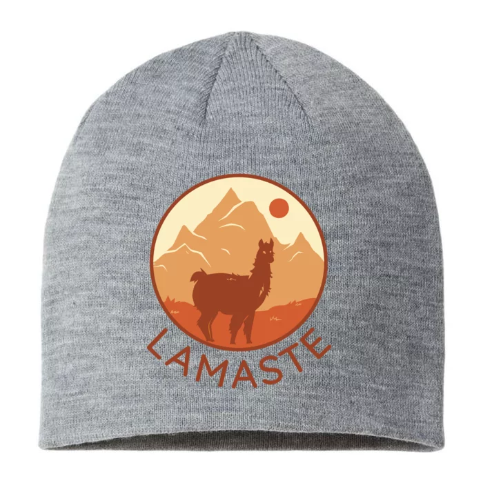 Namaste Funny Llama Yoga 8 1/2in Sustainable Knit Beanie