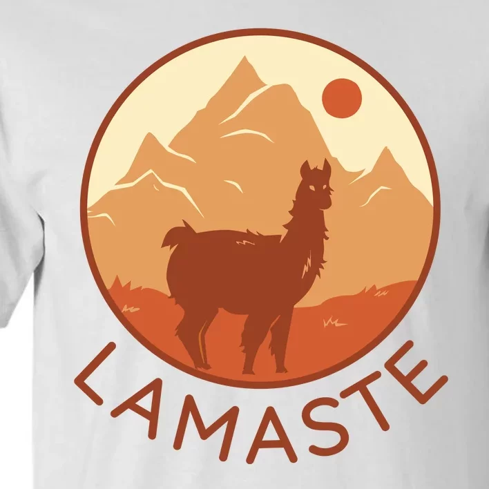 Namaste Funny Llama Yoga Tall T-Shirt