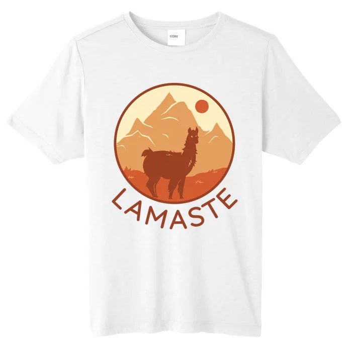 Namaste Funny Llama Yoga ChromaSoft Performance T-Shirt