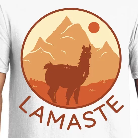 Namaste Funny Llama Yoga Pajama Set