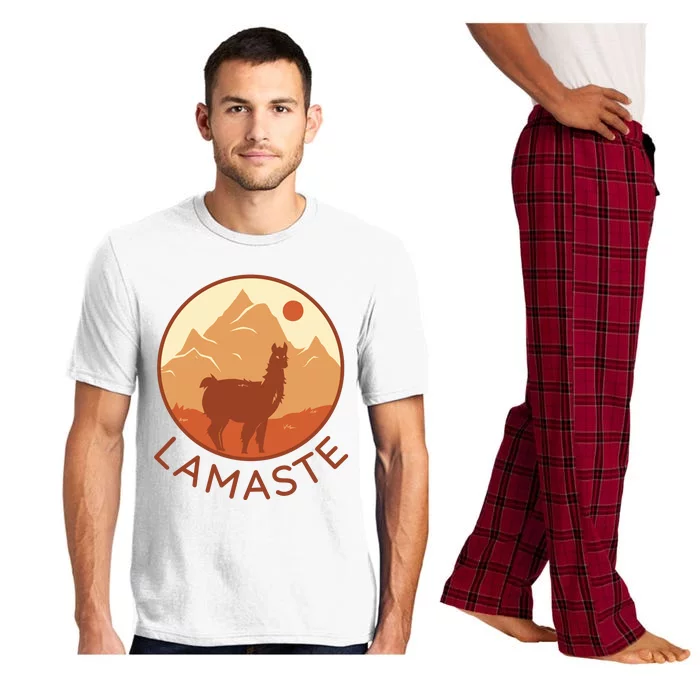 Namaste Funny Llama Yoga Pajama Set